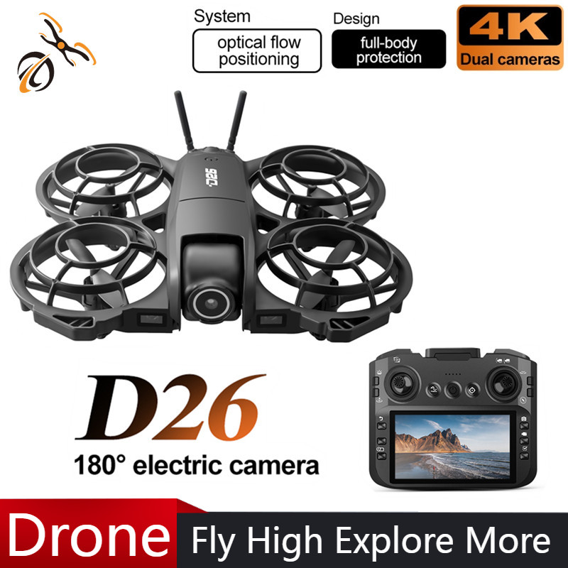 Drone D26 4K Aéreo HD 180 °    - Fpv Drone Charger avaliação e preço